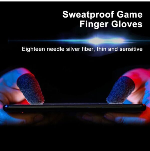 1 Pair Finger Sleeves For Gaming - Image 2