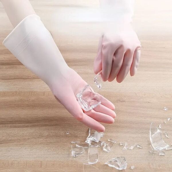 1 Pair Silicone Cleaning Gloves - Image 5