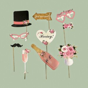 10 Pcs Wedding Photo Booth