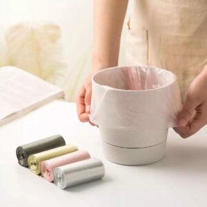 100Pcs/5 Rolls Domestic Garbage Bags
