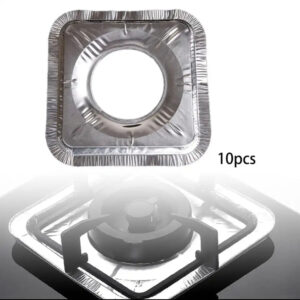 10Pcs Aluminium Stove Disposable Cover