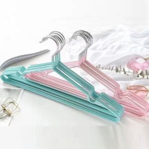 10pcs Non Slip Metal Clothes Hanger