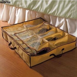 12 Compartment Non Woven Shoe Organizer