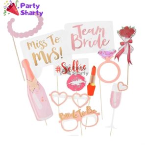 12 Pcs Bride To Be Props