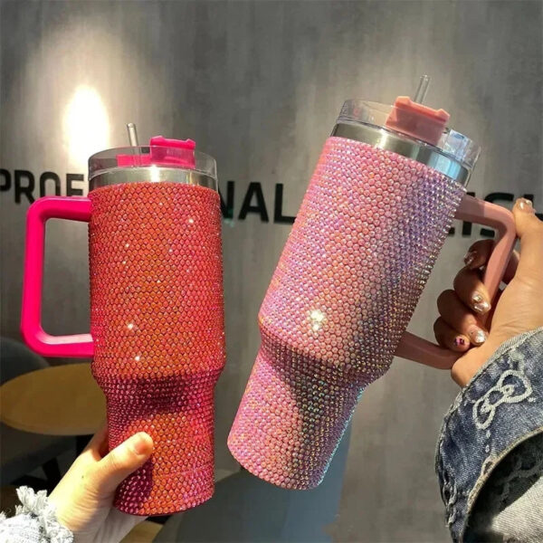 1200ML New Rhinestones Design Tumbler - Image 5