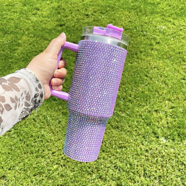 1200ML New Rhinestones Design Tumbler - Image 4