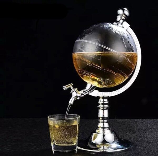 1500ml Globe Shape Dispenser With Funnel And Stopper