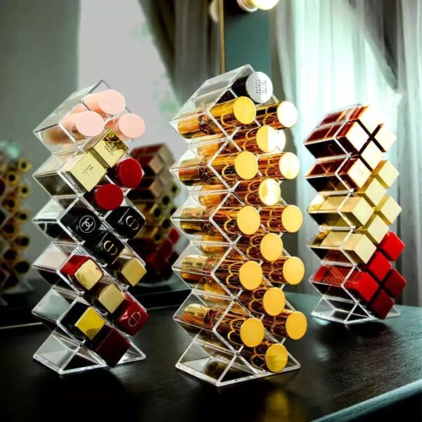 16 Grids Transparent Lipstick Holder