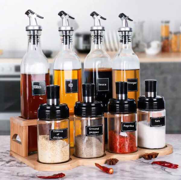 180ml Lead Free Sealed Seasoning Quantitative Salt Pepper Jar