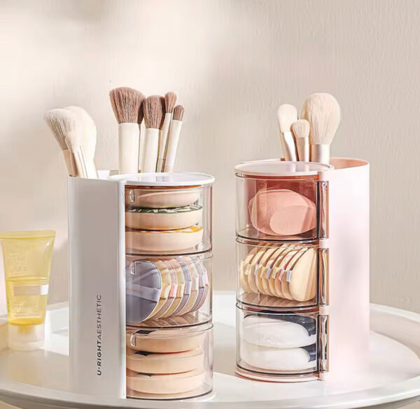 2 In 1 Rotating Cosmetic Storage Box