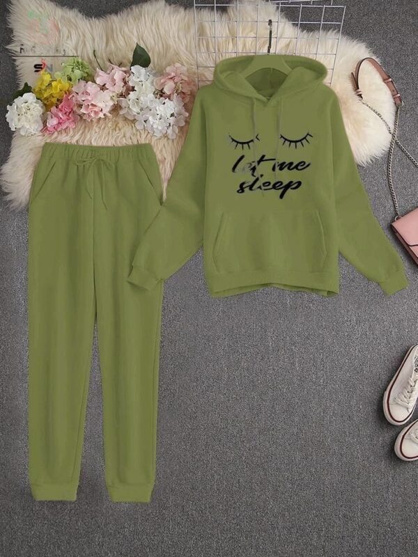 2 Pcs Let Me Sleep Hoodie With Trouser