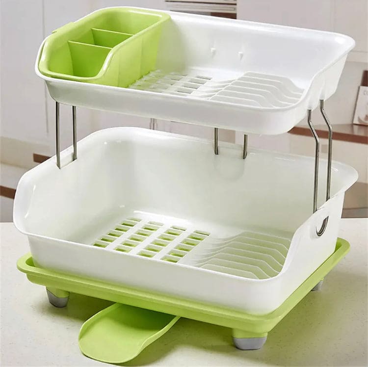 2 Tier Dish Drying Rack