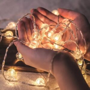 20 Pcs Bubble Ball Led String Lights