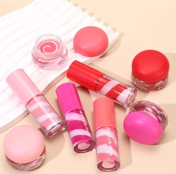 2Pcs Miss Lara Lip Gloss and Lip Balm Set