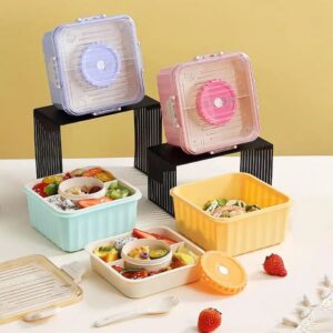 3 Cell Bento Lunch Box