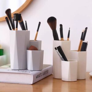 3 Grids Cosmetic Make-up Brush Storage Box