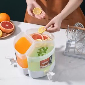 3 In 1 Rotated Beverage Dispenser With 3 Tap