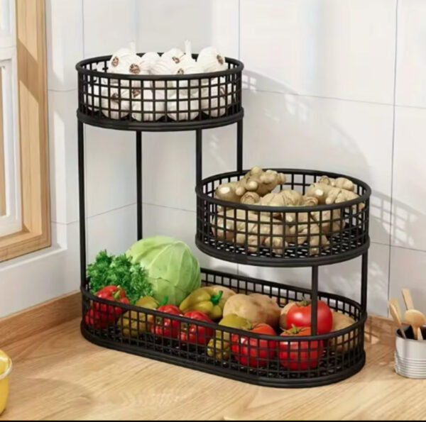 3-Tier Metal Fruit Basket