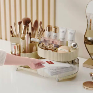 360 Rotating Makeup Brush Holder