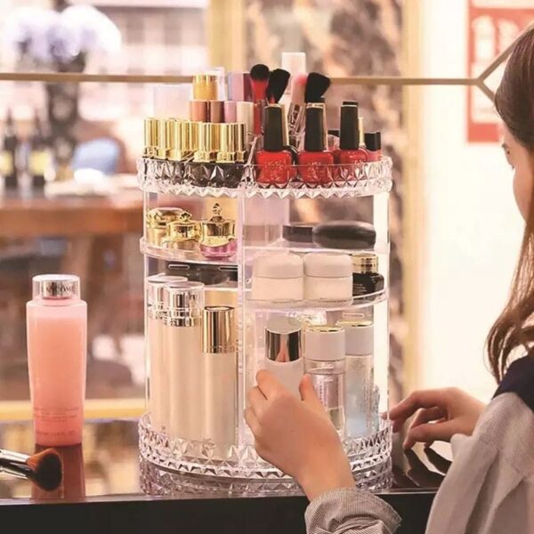 360 Rotating Makeup Organizer