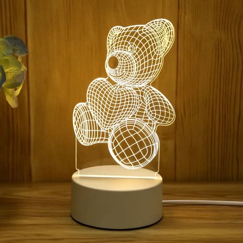 3D Bear Night Lamp