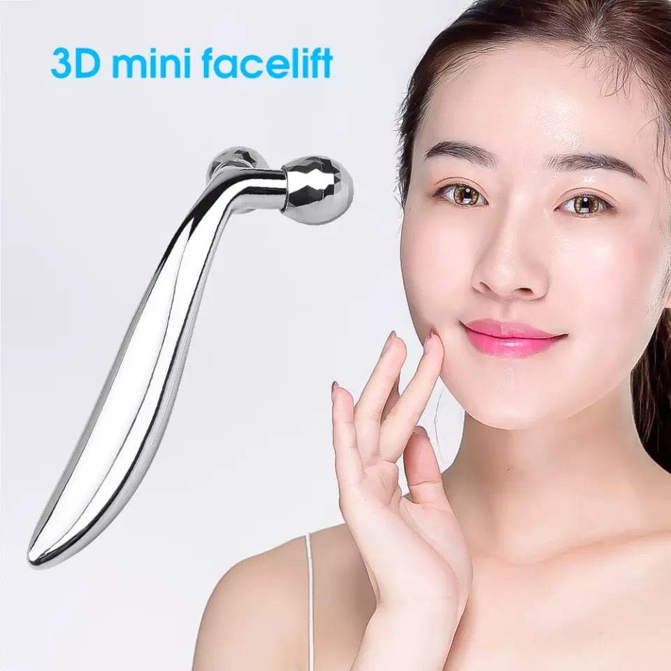 3D Diamond Cut Face And Body Slimming Roller With Facial Band