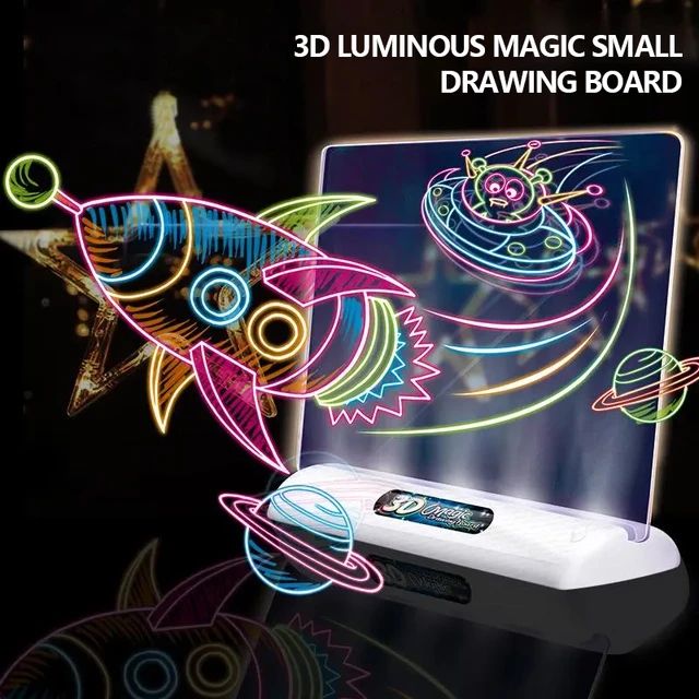 3D Luminous Small Cell Drawing Board