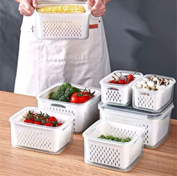 3Pcs Food Storage Containers with Lids