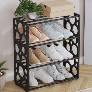 4 Layer Bubble Hole Shoe Rack