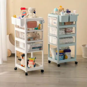 4 Layer Movable Living Room Trolley