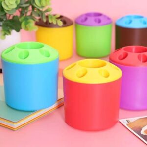 5 Holes Multipurpose Candy Colored Toothbrush Storage Holder