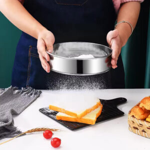 6 Pack Stainless Steel Flour Strainer Set