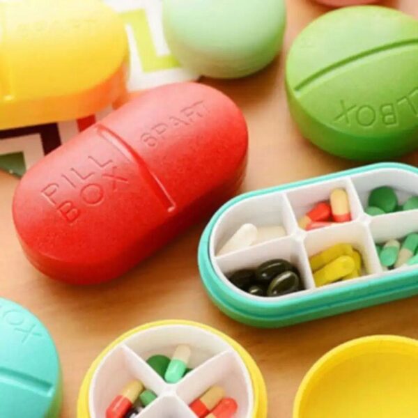 6 Part Pill Box