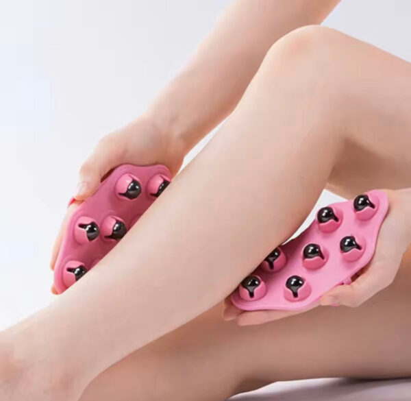 7 Ball Palm Shaped Hand Held Massager