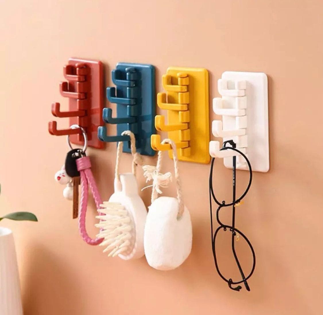 ABS Wall Hooks Storage Rack