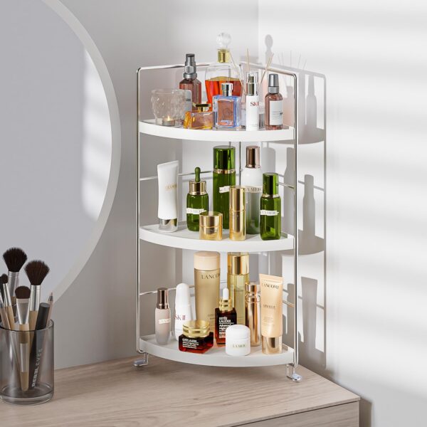Acrylic Corner Cosmetic Rack
