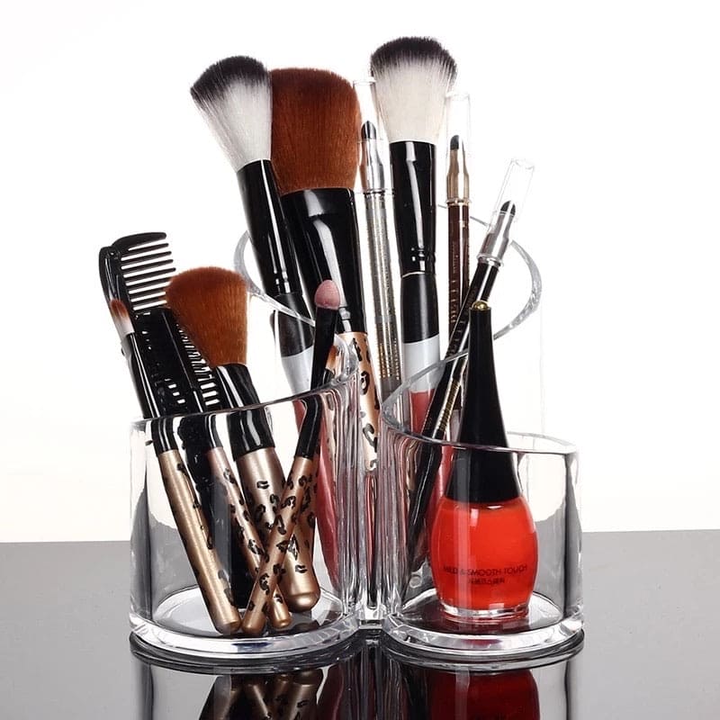 Acrylic Makeup And Brush Holder