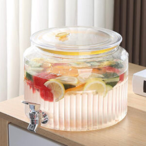 Acrylic Round Juice Container
