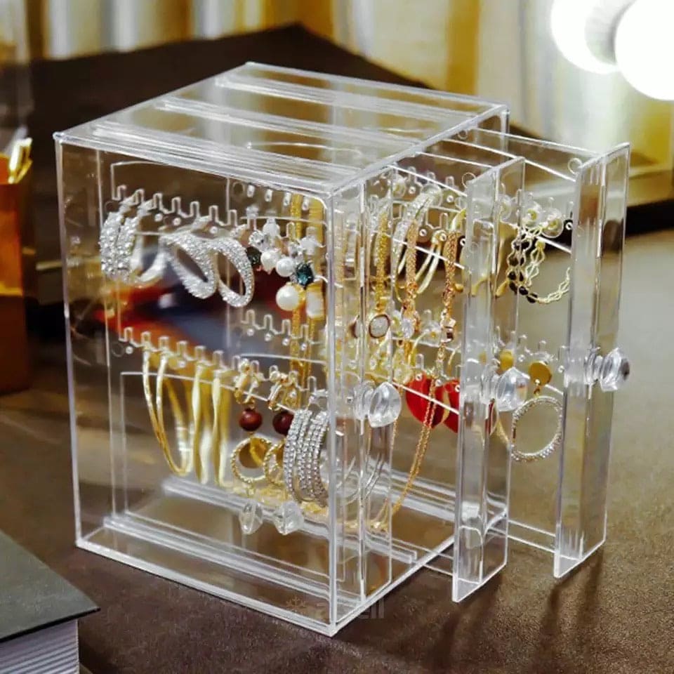 Acrylic Transparent Jewellery Organizer