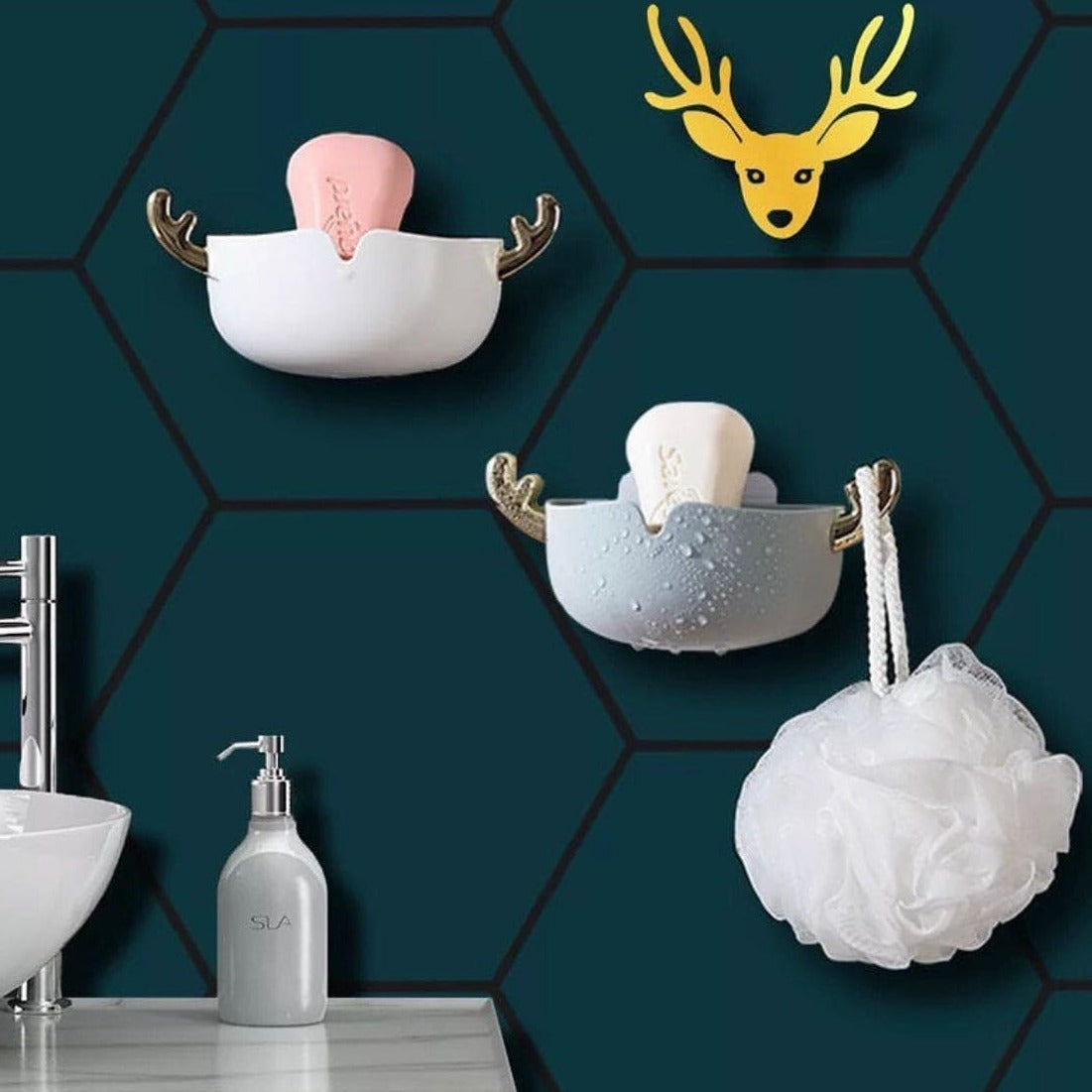 Antlers Shaped Soap Holder