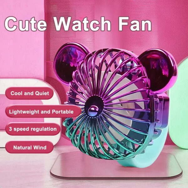 Bear Wrist Watch Fan