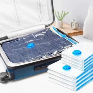 Airloc Set of 5 Vacuum Storage Bags for Clothes with Hand Pump