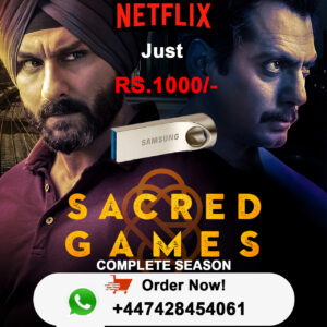 Sacred Games – Complete Season (Hindi Dubbed) on USB Drive
